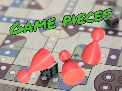 Game pieces, board game, pawn, halma pawns