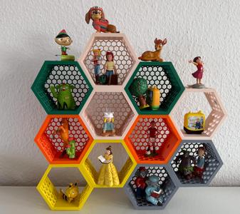 Toniebox Shelf Honeycomb / Tonie Box Regal