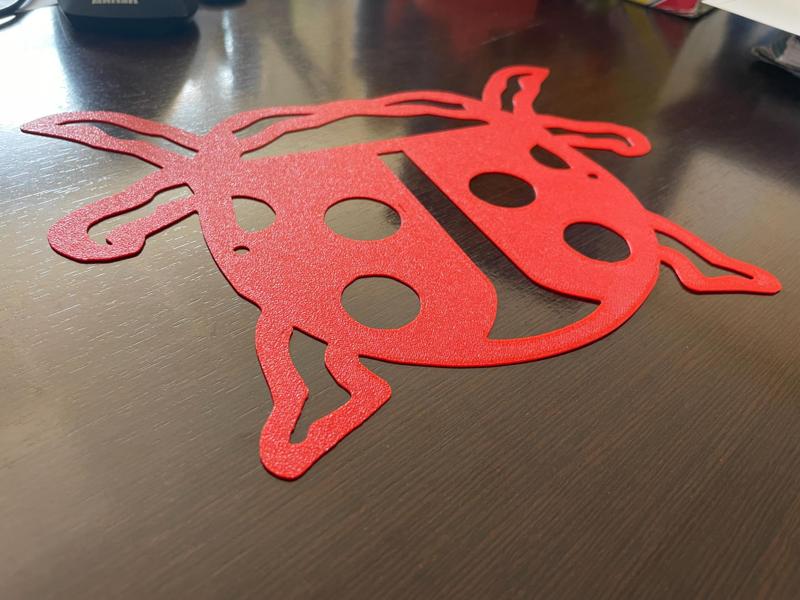 Children's mask or stencil - Ladybug