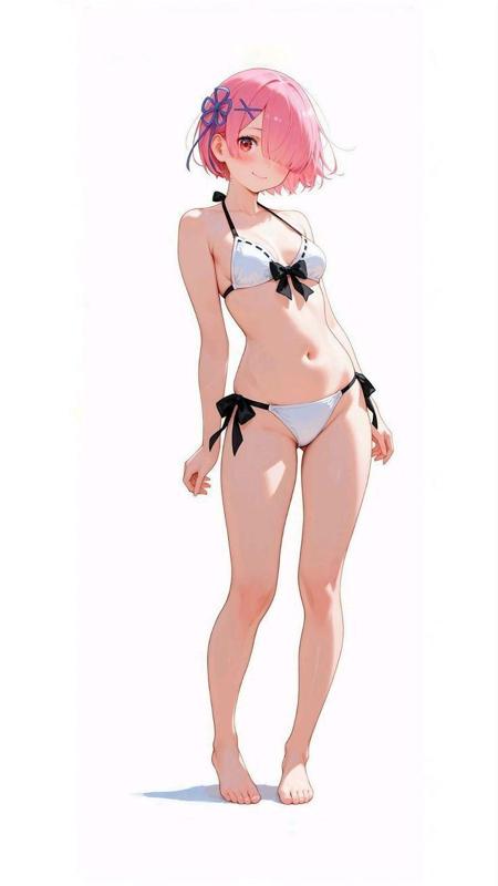 Ram, anime girl in a swimsuit