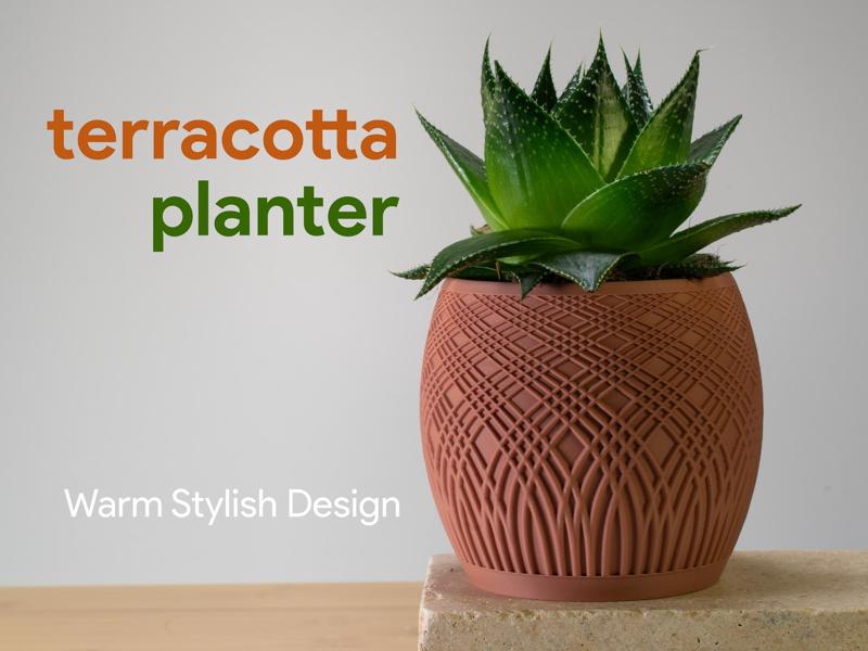 Flower Planter Terracotta