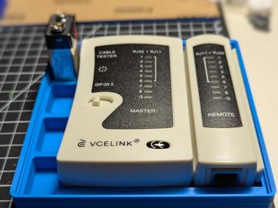 Gridfinity Refined - VCELink Cable tester holder