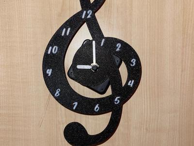 Musical Note Clock