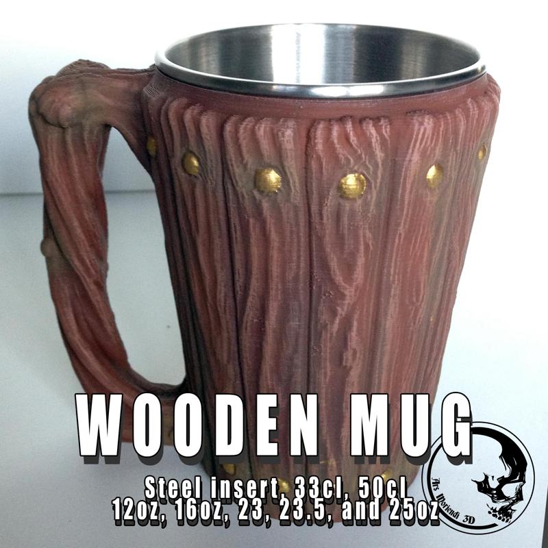 Wooden Mug / Can Holder