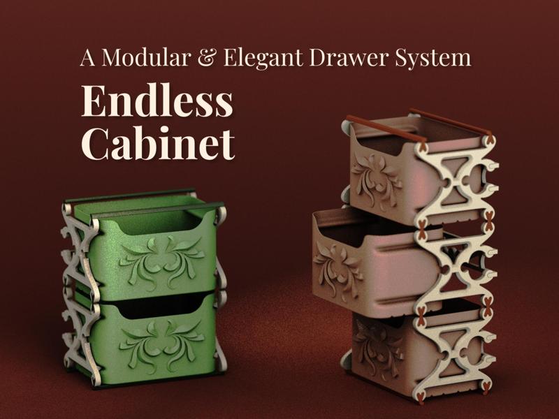 Endless Cabinet - Modular & Elegant Drawer System