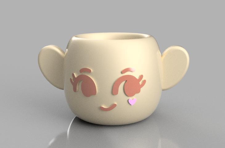 kawaii eared face