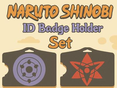 Naruto Shinobi ID Badge Holder Set