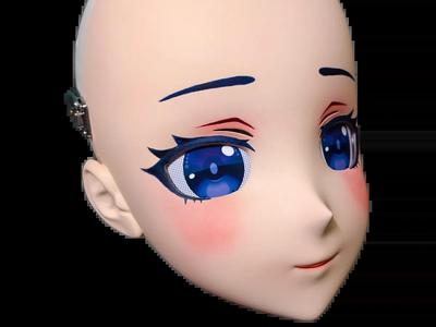 Red Basic Kigurumi Head Shell