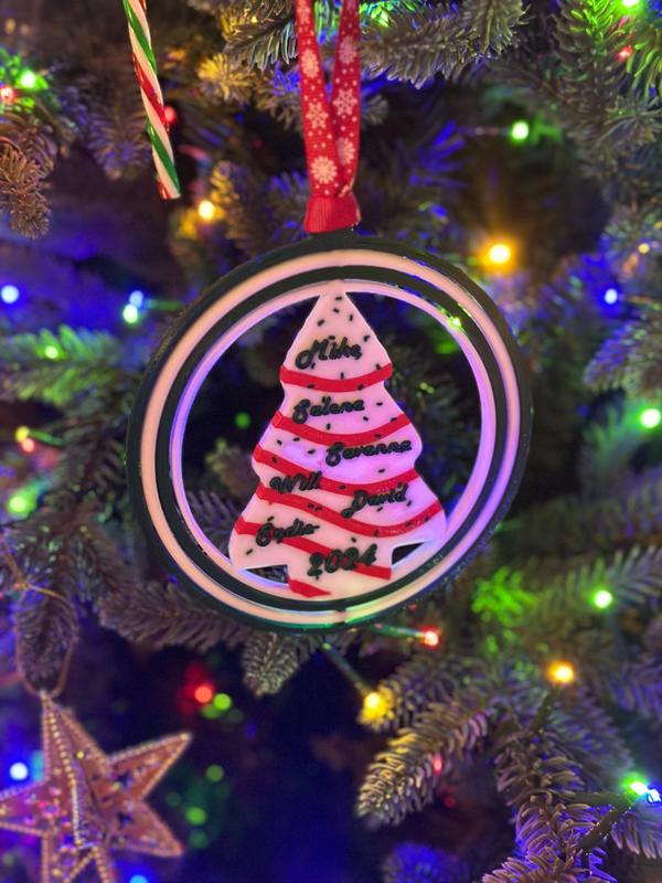 Little Debbie Christmas tree ornament