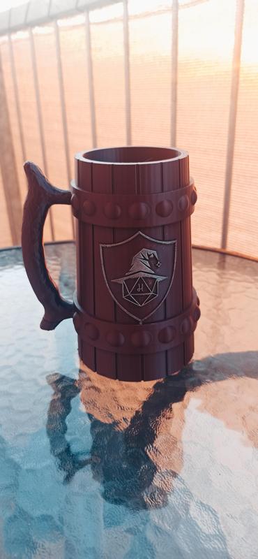 Beer mug 500ml/355ml can holder