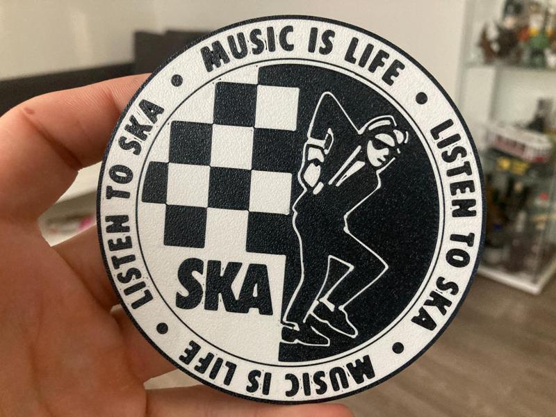 SKA Music is life coaster