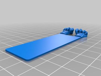 PA3D - Janv-fév - Signets chat (tête et pieds) / Cat (head & feet) bookmarks
