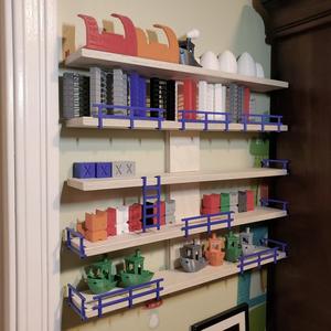 Ikea Lustigt Shelf Railings and Ladder