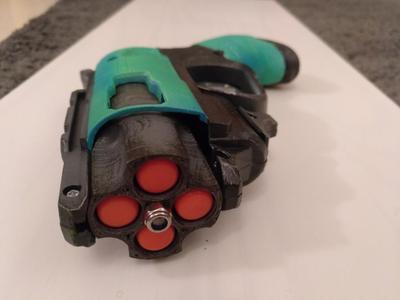 4rd Manual Cylinder for the Nerf Doublestrike