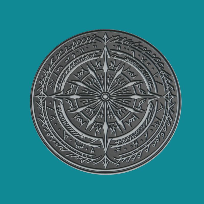 Eomer Print Model Eomer Medallion Eomer Wall Decor