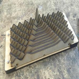 Bessel Functions Desk Ornament -- Waves at Bessel-on-Sea