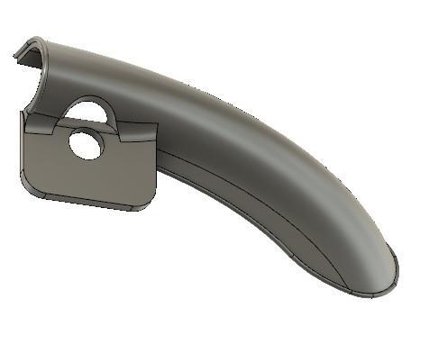 Minimotor Spider mudguard for rear brake disc