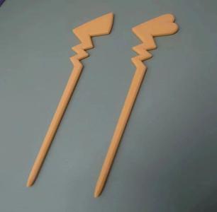 Pikachu Tail Lightning Hairpin pokemon Pikachu