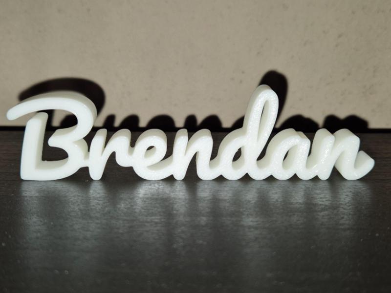Brendan Name Sign Display Decor