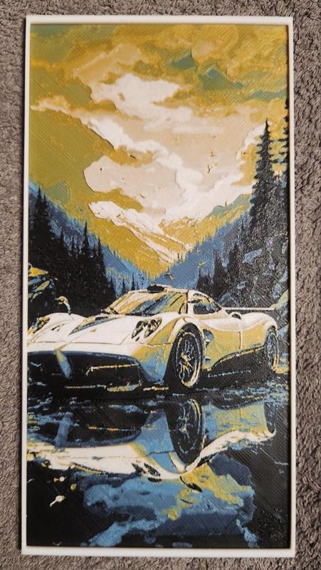 Pagani Zonda - HueForge