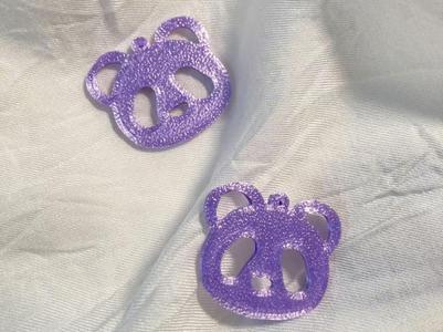 Panda Outline Earrings