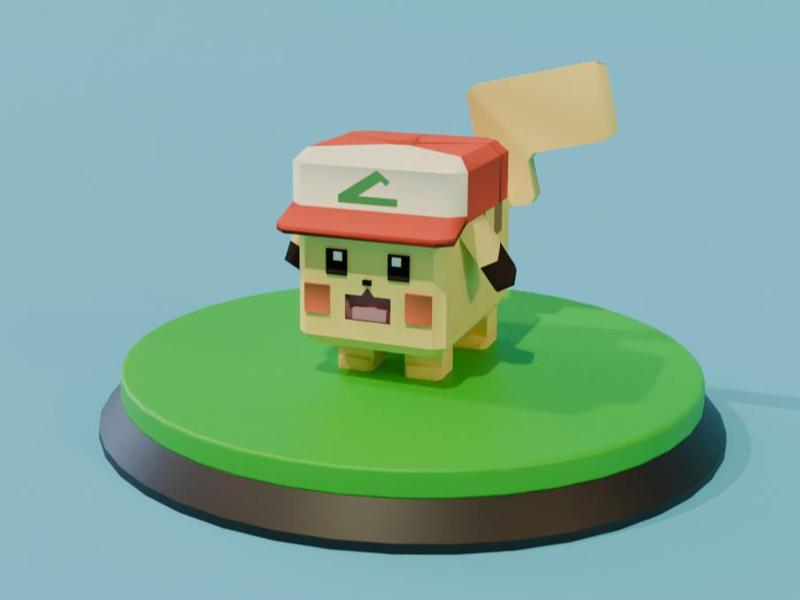 pikachu Pokemon pixel cute