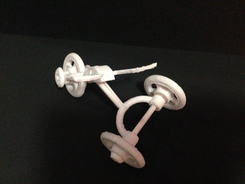 Tricycle (moving wheels and handle)