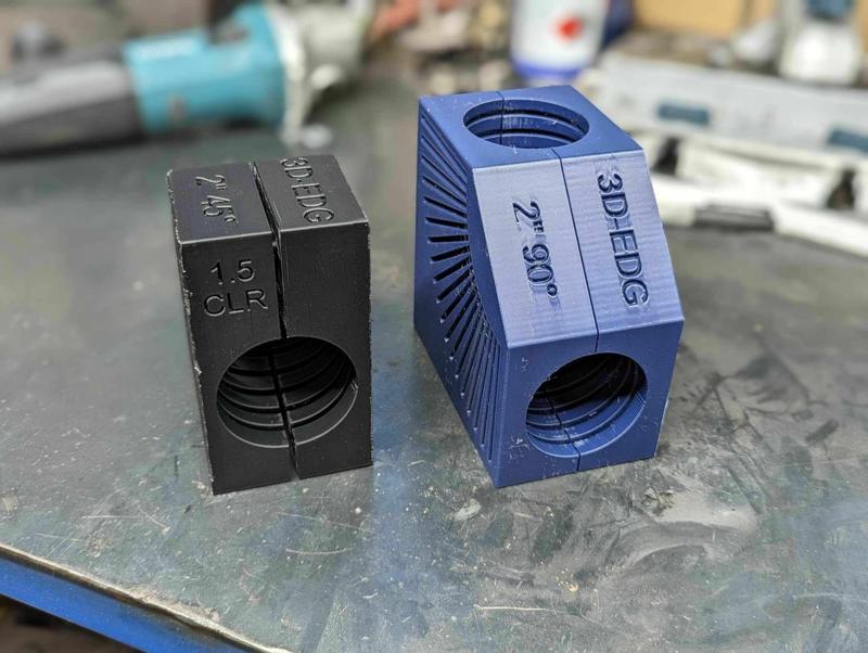 3" 1D 90 AND 45 DEGREE BEND PIPE CUTTING JIG