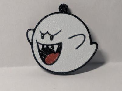 Super Mario Boo Ghost Keychain
