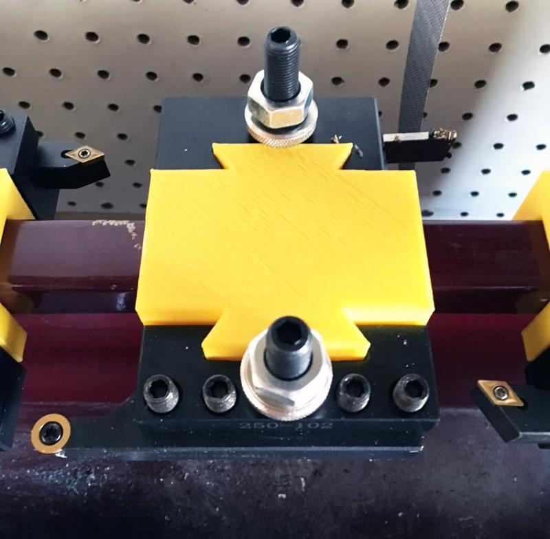 Dual AXA QCTP 9X20 Lathe Back Splash Tool Holder - Quick Change Tool Post Tool Holder 