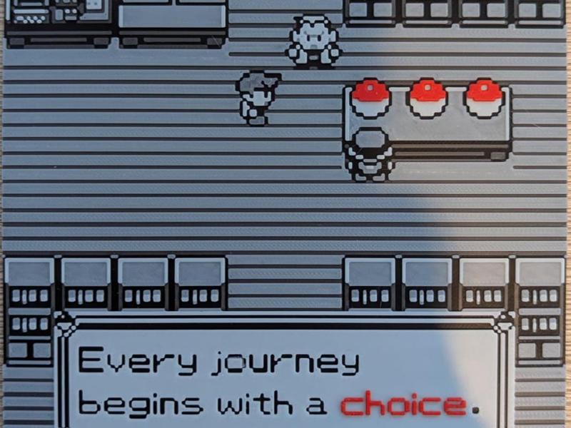 Hueforge: Pokémon - Oaks Lab - Choice