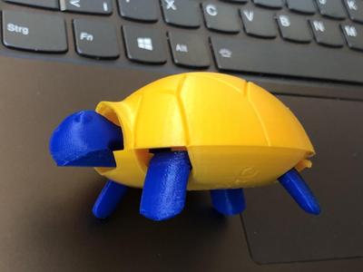 Squishy Turtle Remix (2-color-bottom single print)