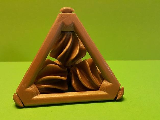 Tétraèdre Avec Hélices