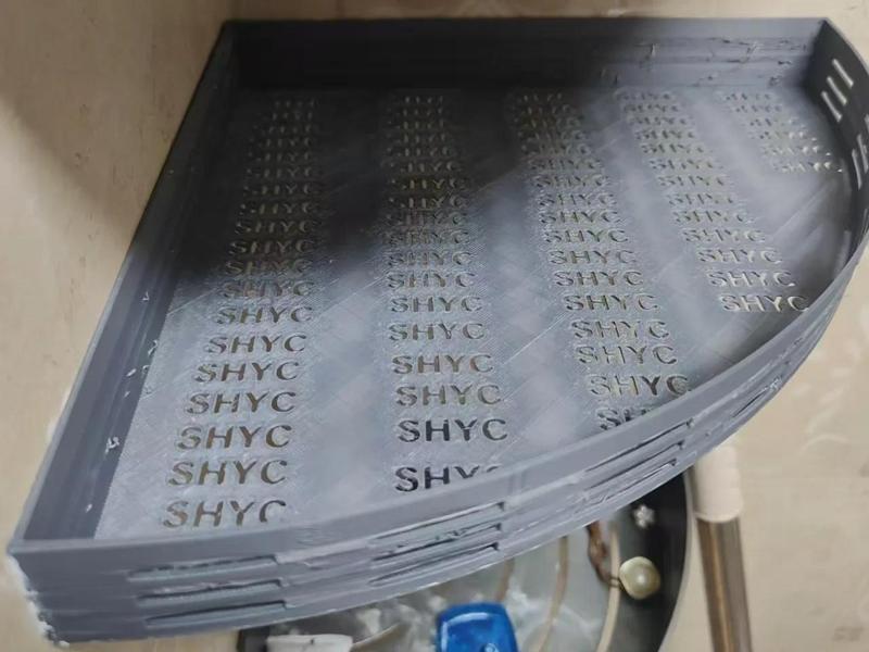 Quarter Circle Bathroom Corner Shelf