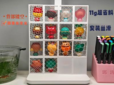 Compact Openwork Figurine Display Case【Customizable】