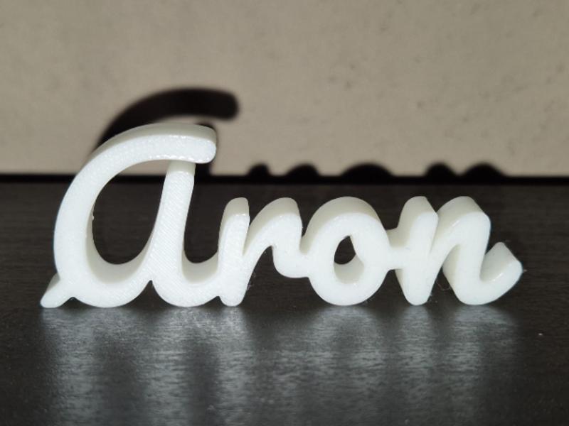 Aron Name Sign Display Decor