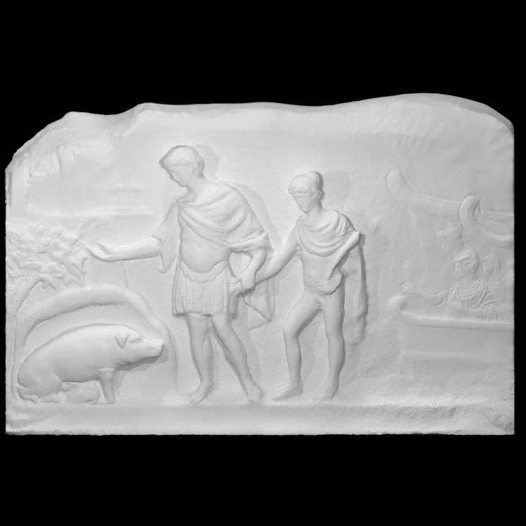 The Arrival of Aeneas and his Trojan companions in Italy