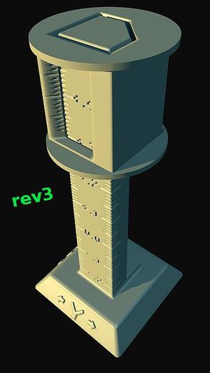 3D Printer Tolerance Vernier revision 3