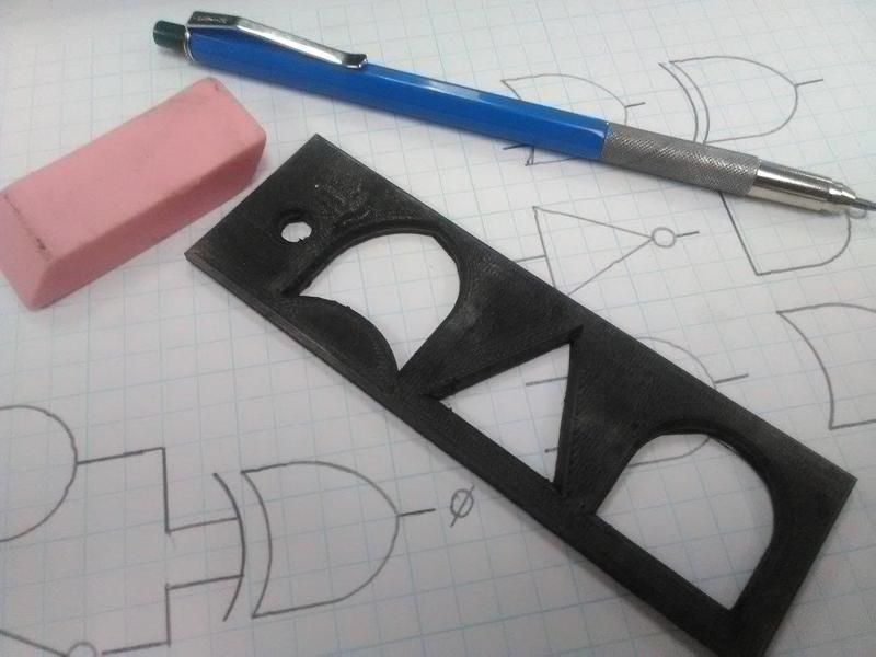 Logic Gate Stencil