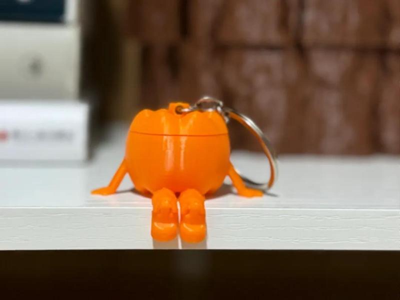 Pumpkin Man Pendant - Pill Box