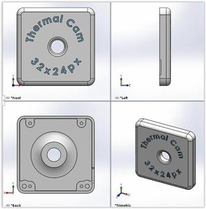 MLX90640 M5Stack Cover
