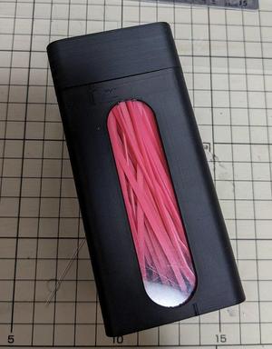 Storage box for nylon cable tie