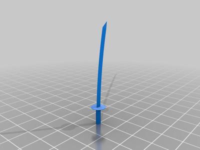Katana Made from scratch in blender