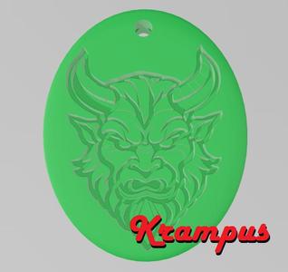 Holiday Krampus Christmas Pendant & Ornament