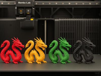 Elementary Twisted Dragon – Color Series