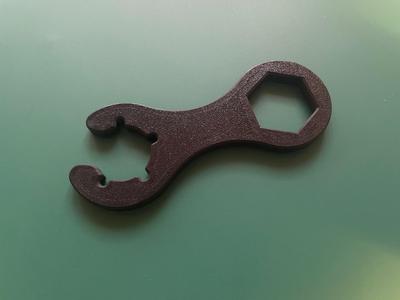 Gas bottle opener stable Dual with plastic cap opener Tool/ Propane Camping Gasflaschen Öffner