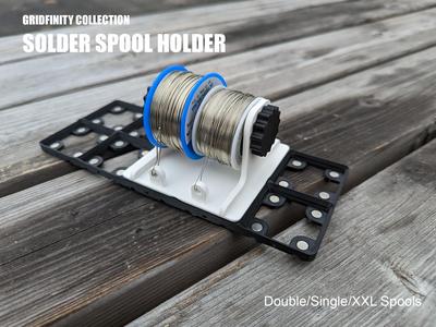 Gridfinity Collection - Solder Spool Holders