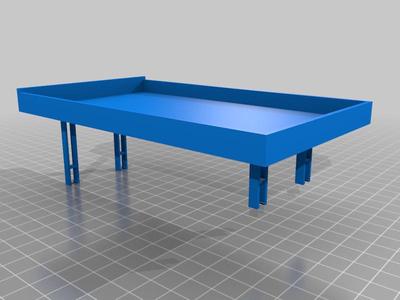 Truck bed / trunk for Unimog U5023 Body on RocHobby Fire Horse Chassis