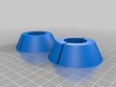 Large Filament Spool Centering Cones & Clamps
