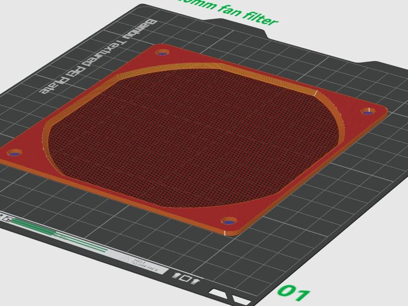 Fully customizable 120mm & 92mm fan filter guard